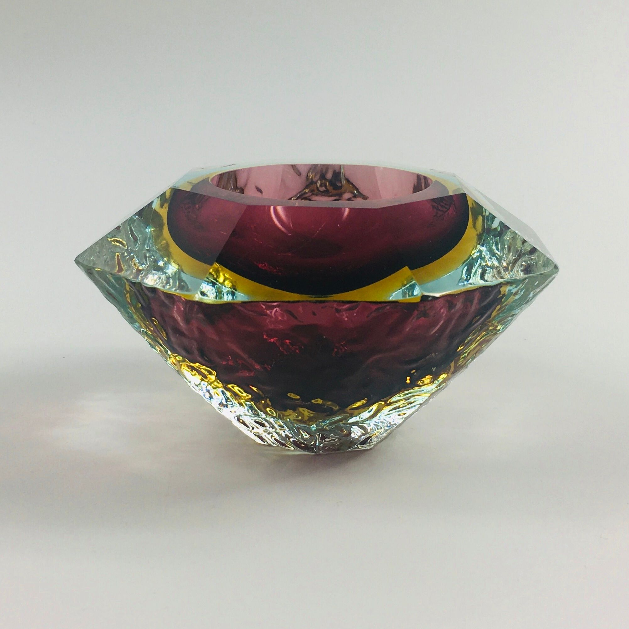 Mid-Century Murano Sommerso bowl from Mandruzzato, 1960s