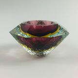 Bol Murano Sommerso du milieu du siècle de Mandruzzato, années 1960