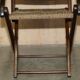 Antique Indo-Anglo elephant folding military chair circa 1890
