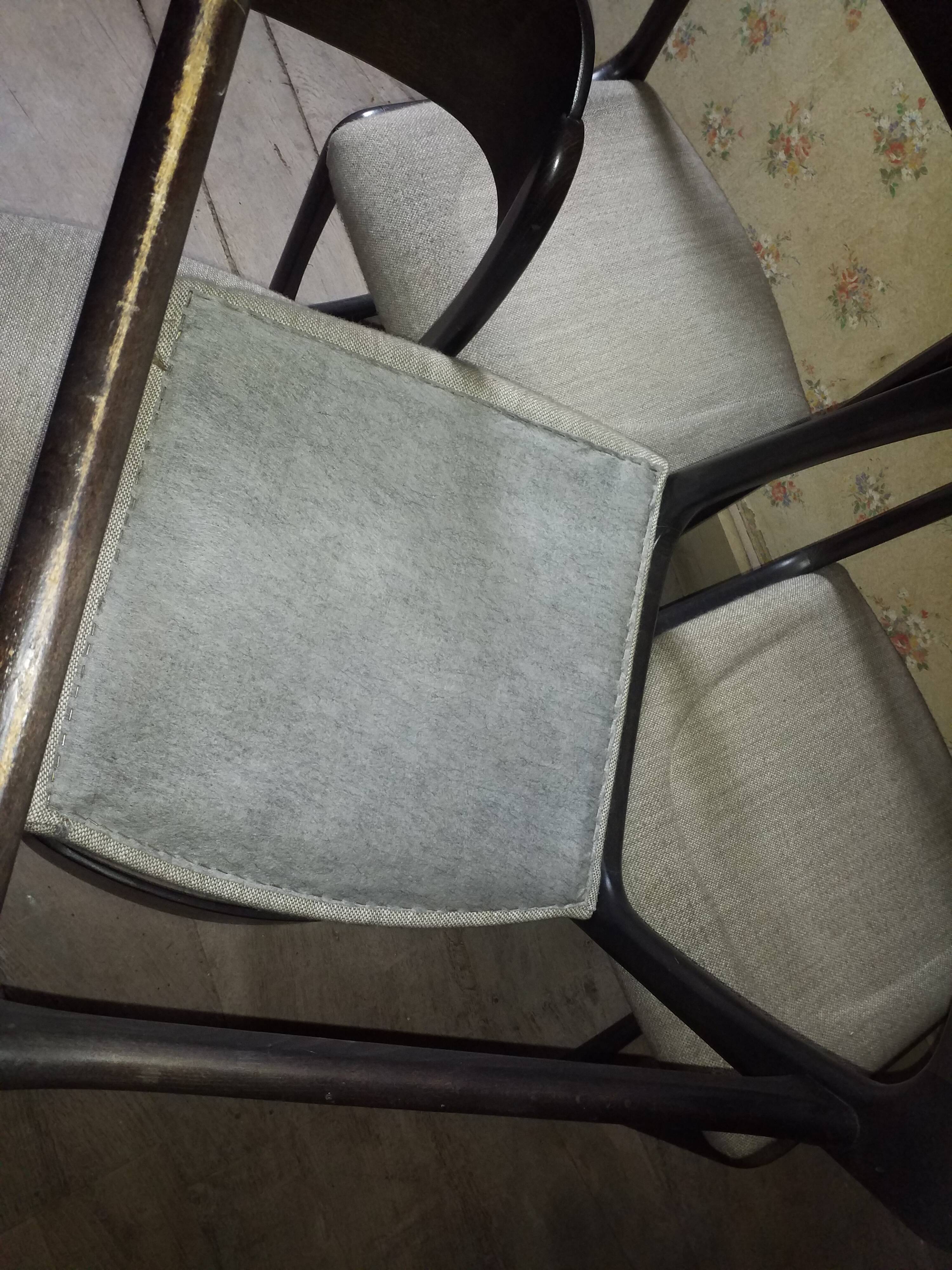 Set de 4 chaises Baumann traineau