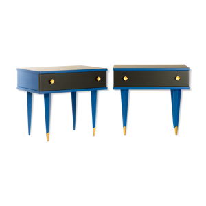 Lot de 2 tables de chevet