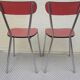 Duo de chaises en Formica