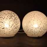 1980s Glass Globe Table Lamp , 3items available