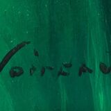 Table HSP L. NOIREAUT (1890-1960) "Laughing man drinking"