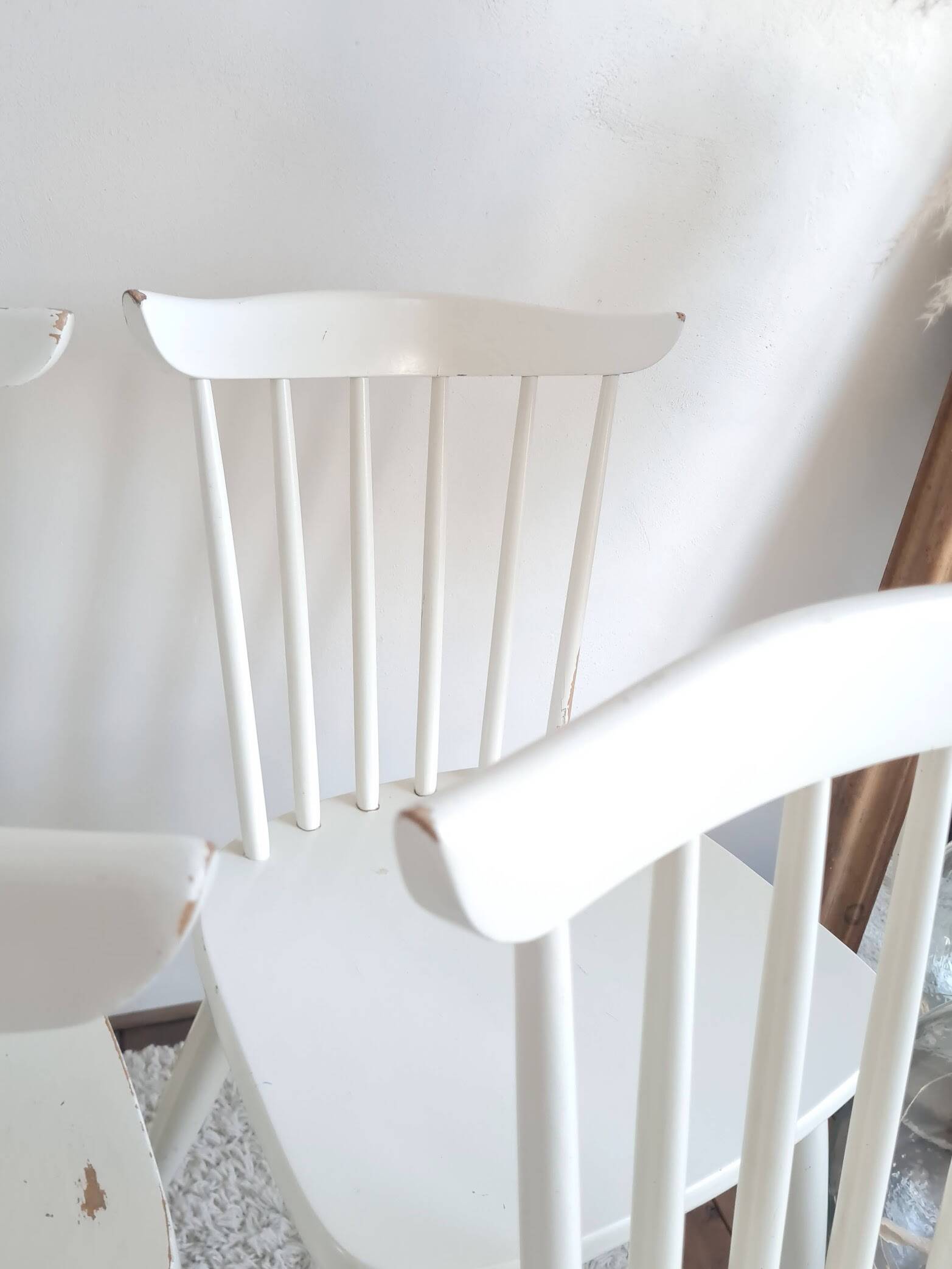 Set of six vintage Scandinavian chairs