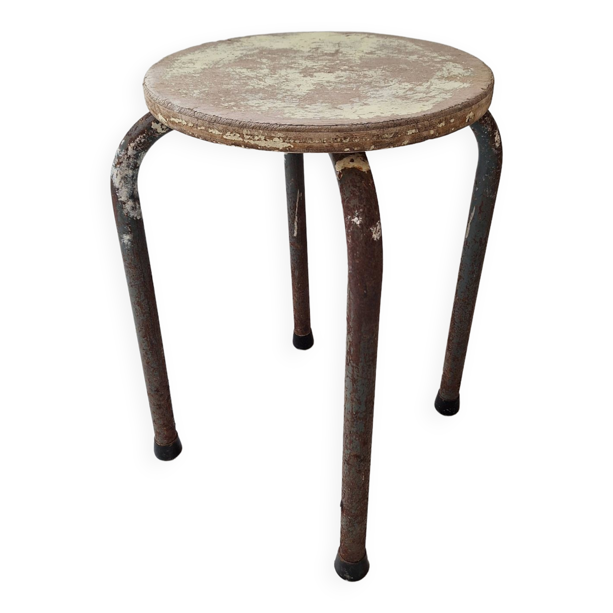 Vintage workshop school stool