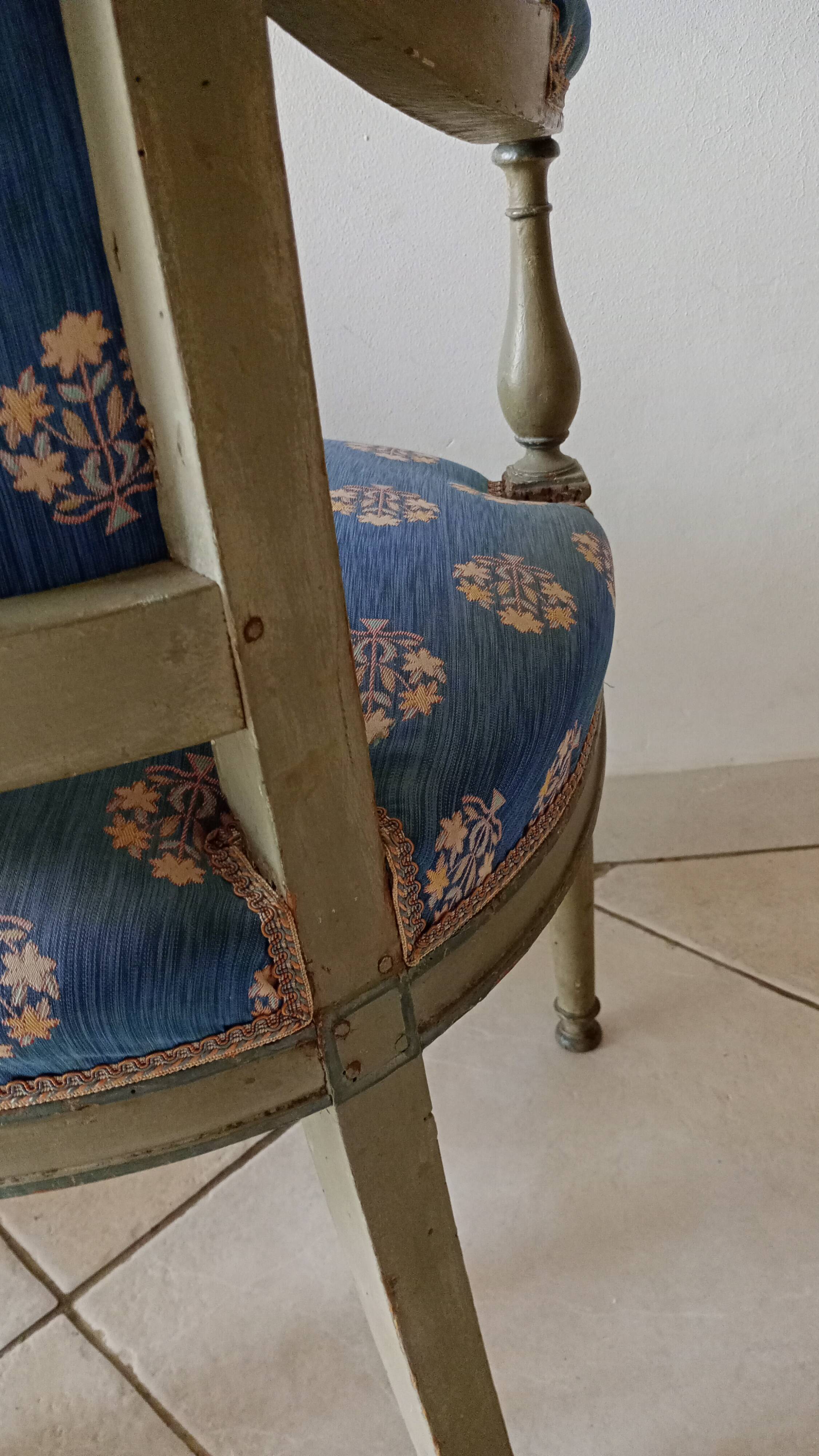 pair of Directoire armchairs