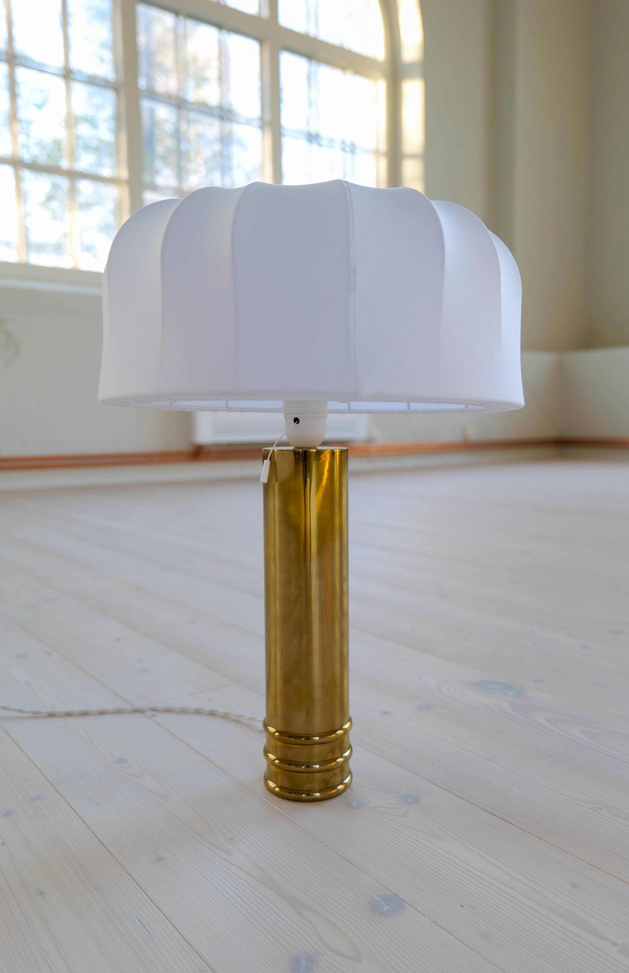 Midcentury Brass Table Lamp Bergboms B-09, 1960s, Sweden