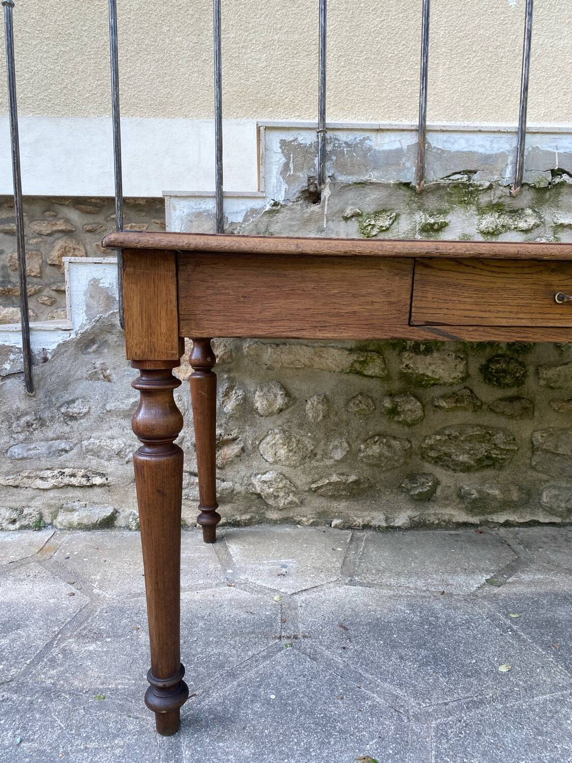 19th century oak desk