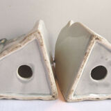 Ancient ceramic art deco bookends, elephant on terrace, no. 2325