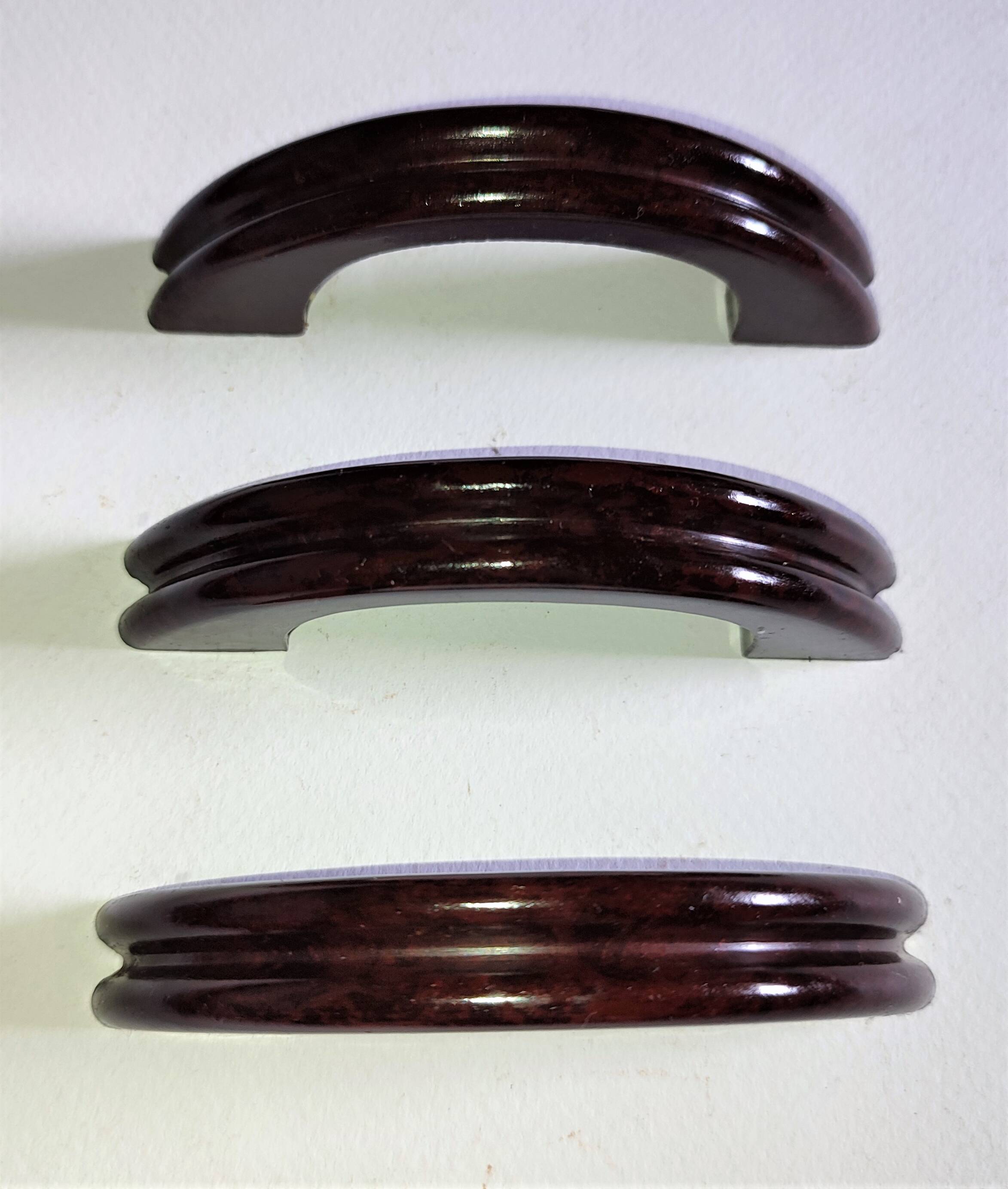 Bakelite handles 1930/40's (x3)