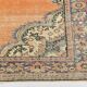 Green & Orange Turkish Vintage Rug, 182x286Cm