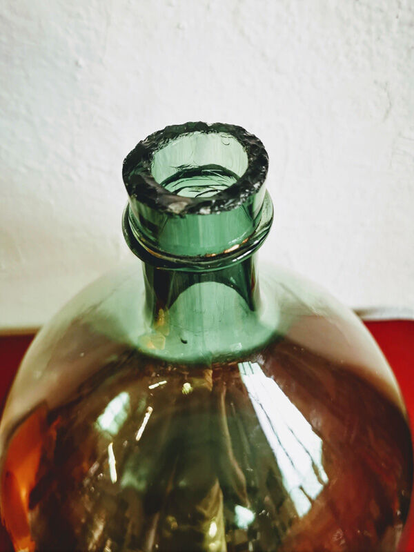 Demijohn in green 15 liters