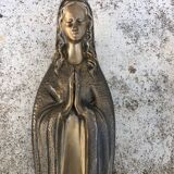 65cm solid bronze holy virgin statue