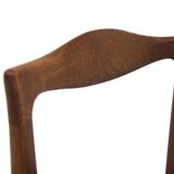Scandinavian chair in teak and leather, Karl-Erik Ekselius, JOC Vetlanda, Sweden