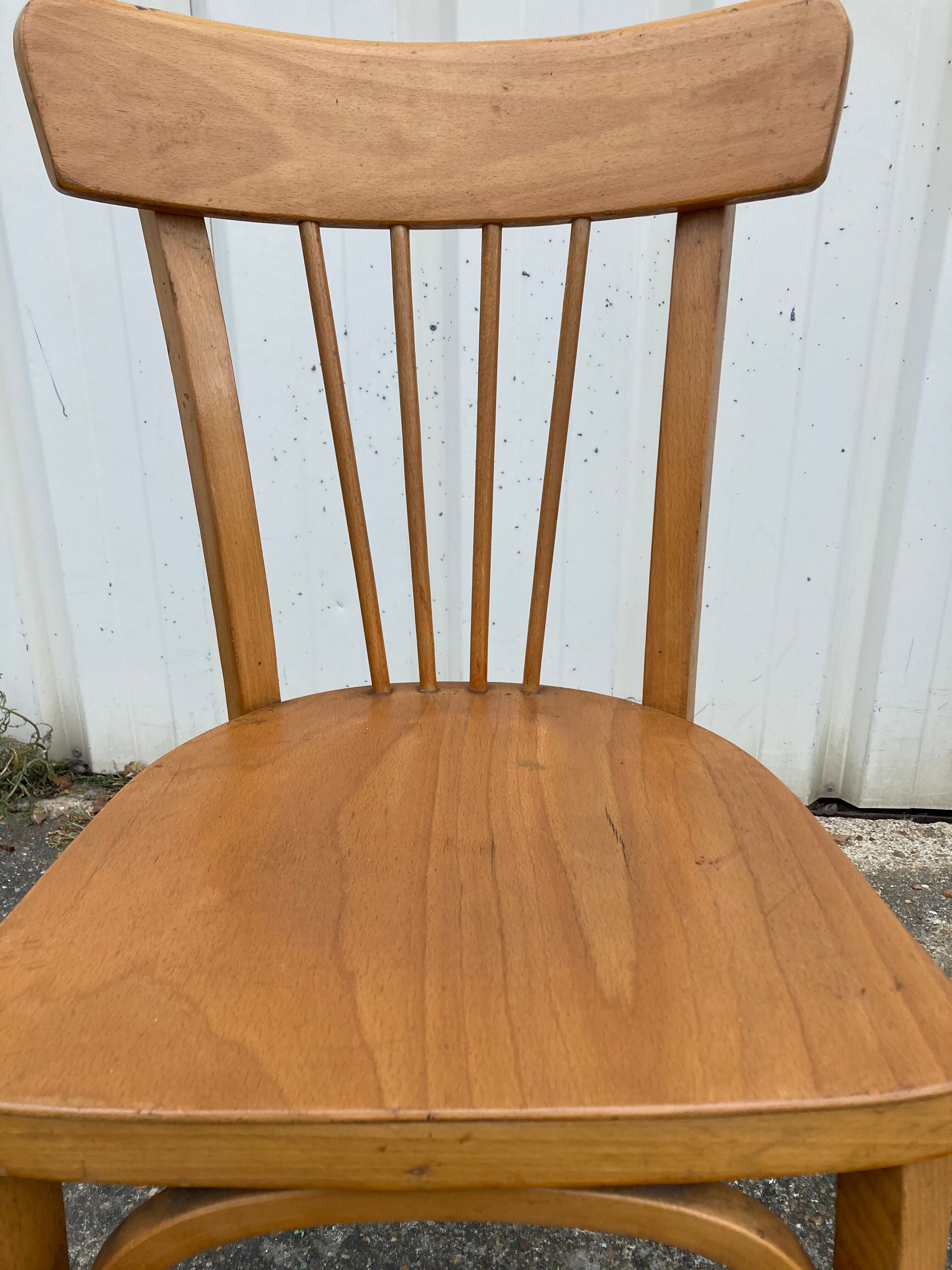 Old Scandinavian bistro chair