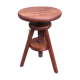 Stool has screws in softwood workshop old vintage new stock year 60