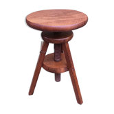 Stool has screws in softwood workshop old vintage new stock year 60