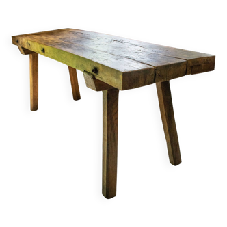 Solid oak farm table