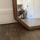 Miroir scandinave en bois, années 60