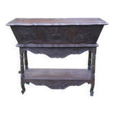 Provençal oak kneading trough