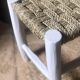 Moroccan children's bench wood and rope