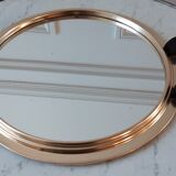 50s brass mirror top