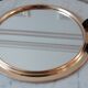Plateau miroir en laiton années 50