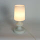 Lampe de table en verre opalin blanc, Stefan Tabery 1960s