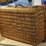 Wicker suitcase