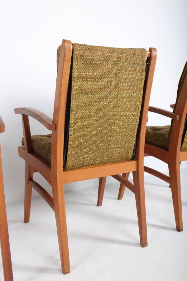 Set de 4 fauteuils vintage Free-Span FS-116, années 50