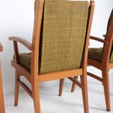 Set of 4 vintage Free-Span FS-116 armchairs, 50s