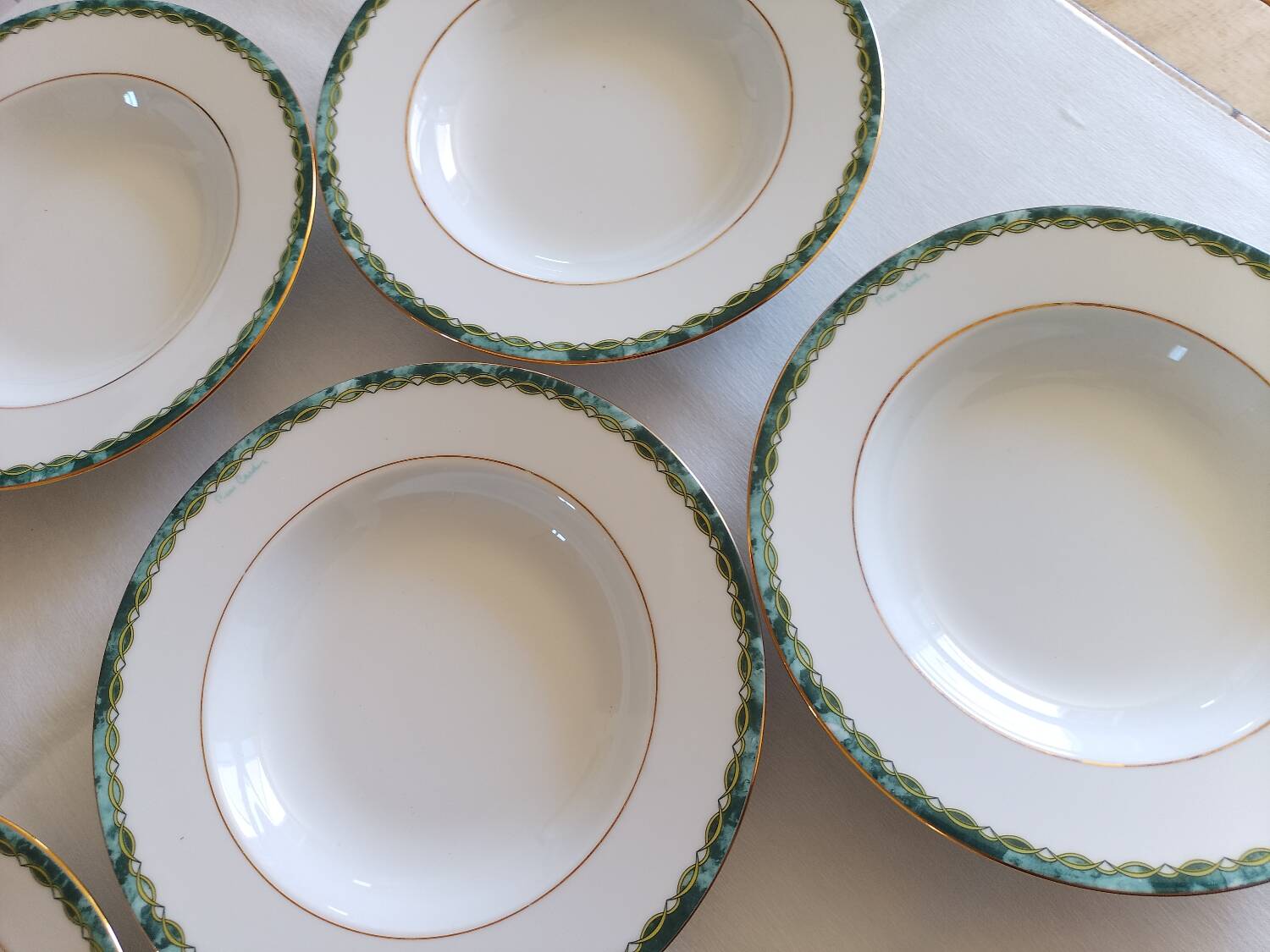 Pierre Cardin soup plates