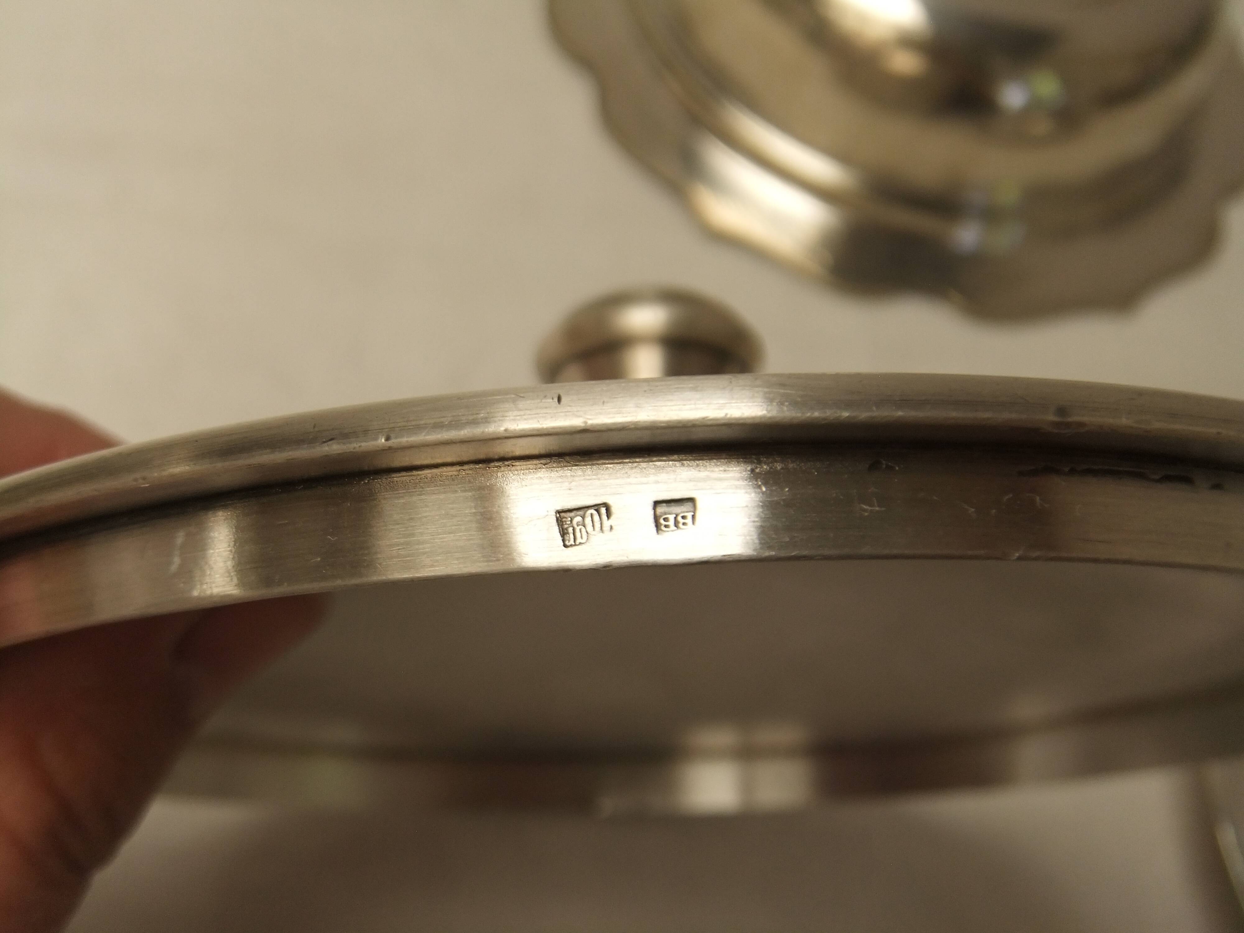 Antique silver-plated vegetable dish, tableware