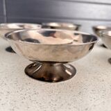 Set of 5 stainless steel fruit or ice cream bowls