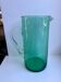 Green glass pitcher design 70s