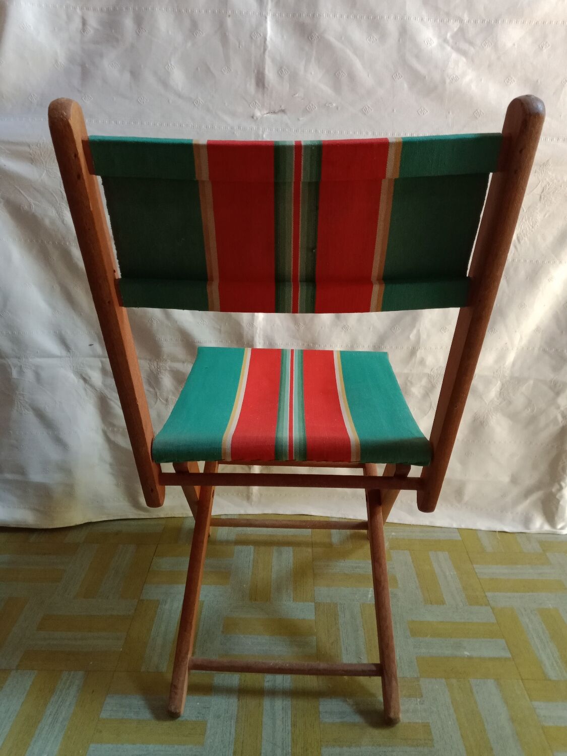 Vintage camping folding chairs