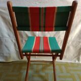 Vintage camping folding chairs