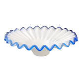 Vintage glass fruit bowl 1960