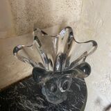 Giraffe vase in crystal from Vannes