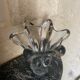 Giraffe vase in crystal from Vannes