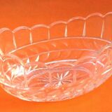 1950s cup / fruit basket in the style of the jonzac model from baccarat