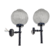 Pair of high-end chrome metal flare wall light  design