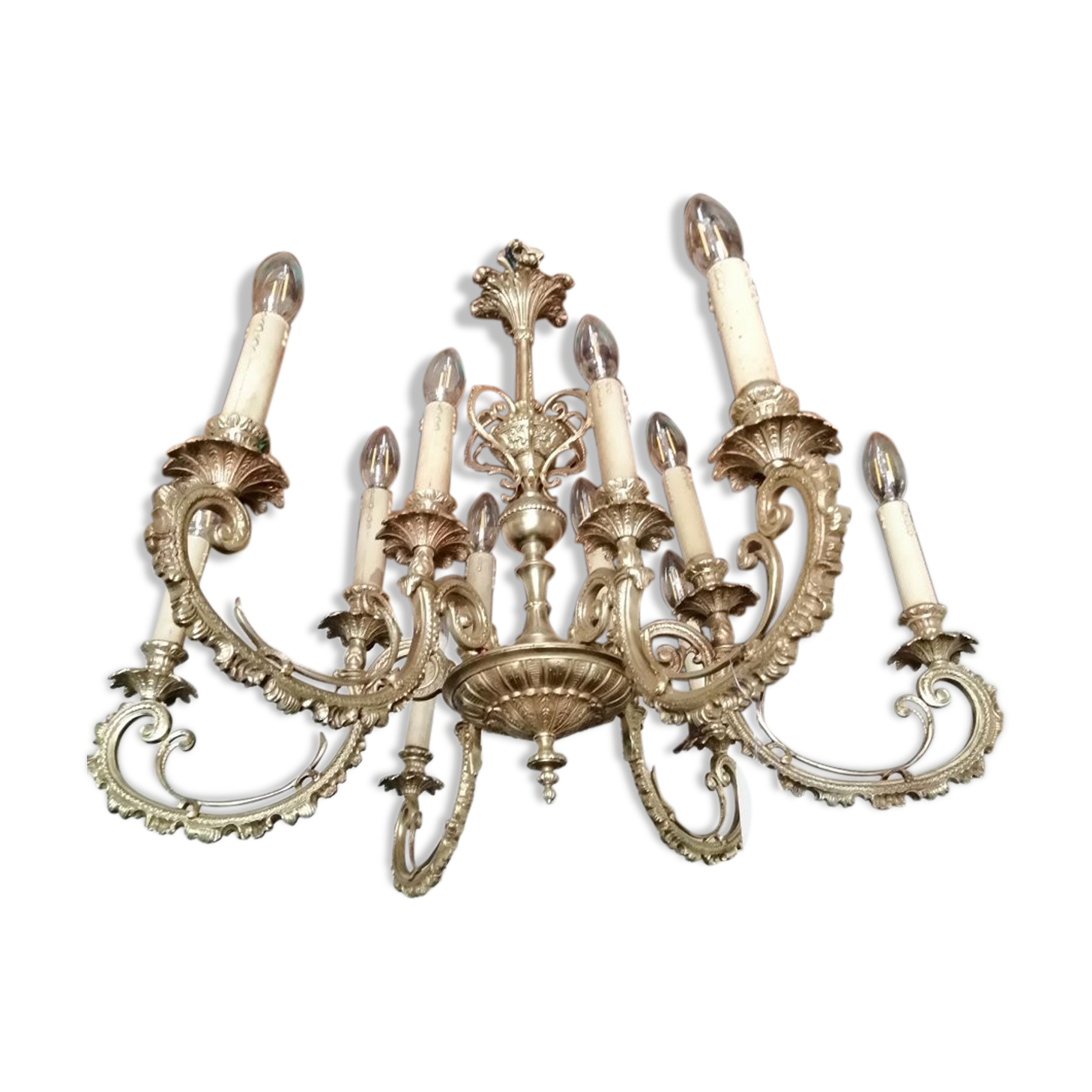 Bronze chandelier