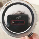 Alessi / Stainless steel and bakelite sugar bowl, "Bombé" collection