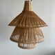 Suspension ou luminaire en rotin en forme de lanterne asiatique