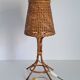 Vintage bamboo bedside lamp