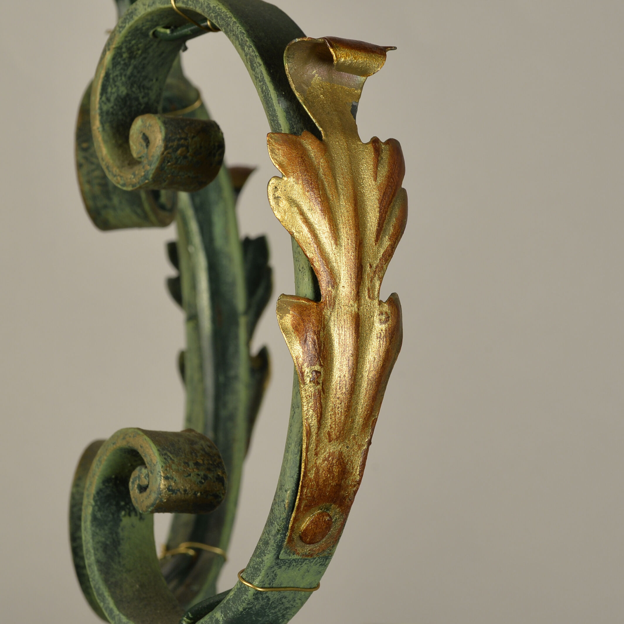 Wrought iron chandelier