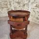 Empire style wooden rolling trolley – France, 1930s