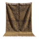 Authentic traditional pure wool Berber rug in green, size 1.4/2.6m.